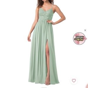 Azazie Kelia Bridesmaid Dress in Agave